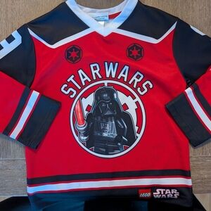 LEGO Star Wars Kids Red and Black Jersey Size 5